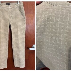 Lafayette 148 New York Khaki Taupe Pants size 10